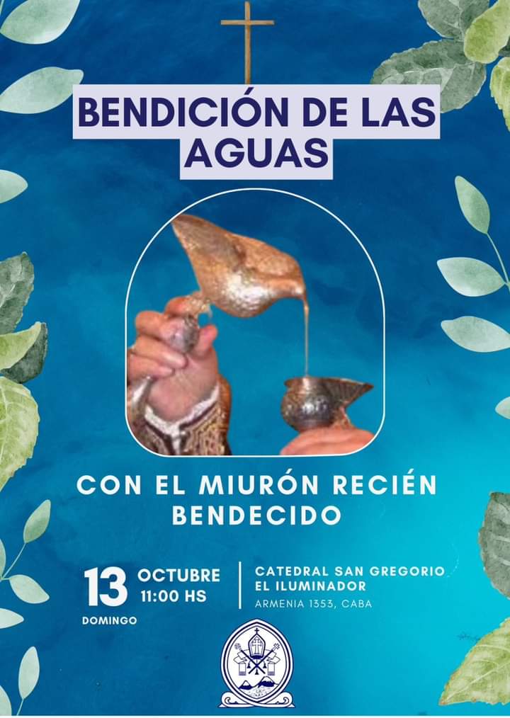 bendición de las aguas