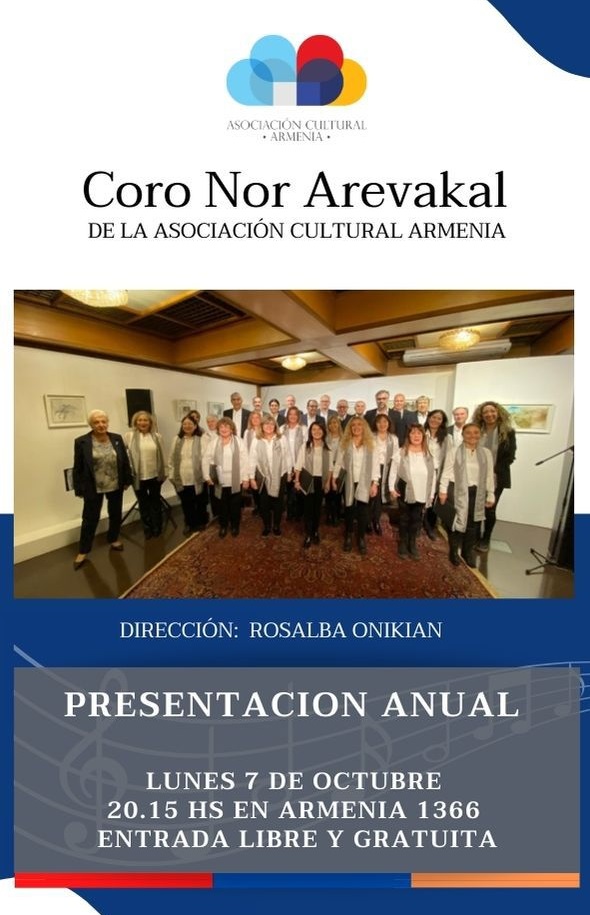 coro arevakal presentación anual